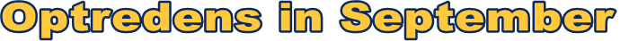 Optredens in September